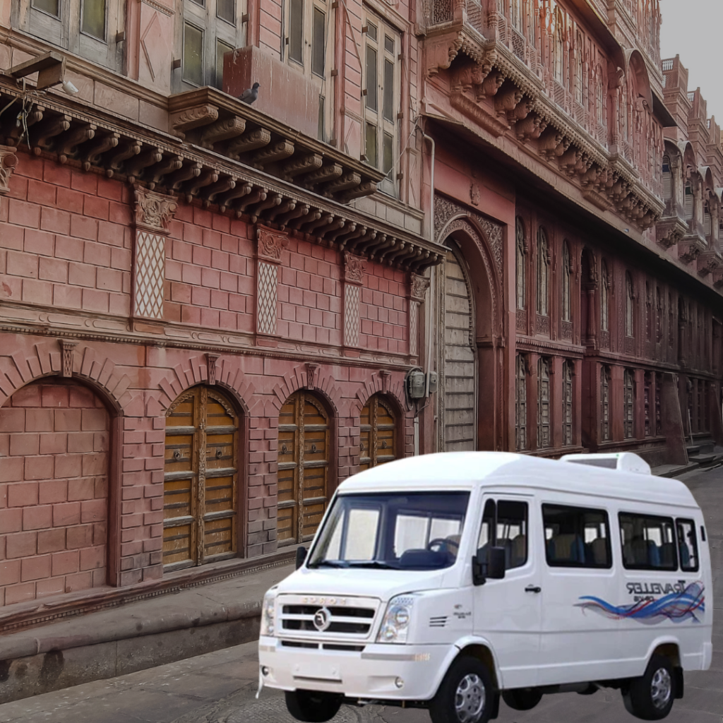 tempo traveller in bikaner